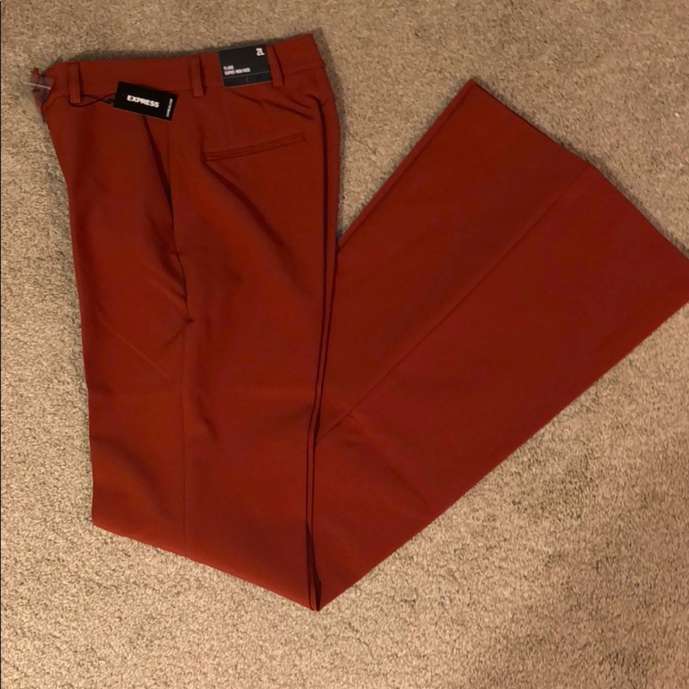 NWT Express high raise flare leg pants